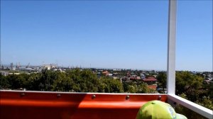 На поезде до Ейска и сам город Ейск.