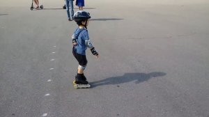 Фигурное катание на роликах, ребенок 6 лет