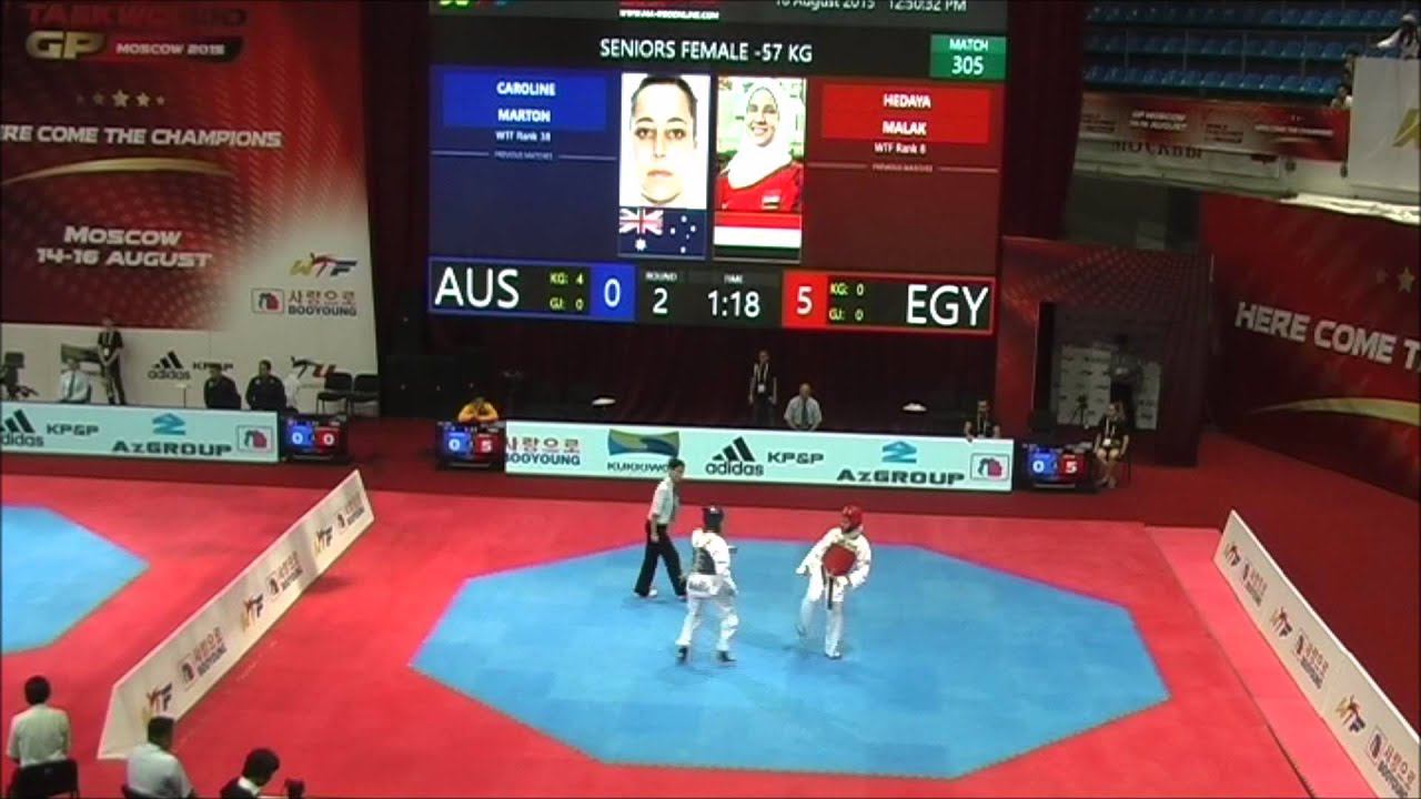 Taekwondo WTF. WTF Grand Prix Moscow 2015. Marton-Malak.