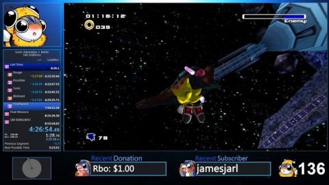 180 Emblems Speedrun - Personal Best (Previous WR)