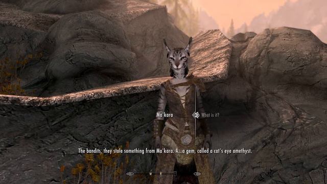 meeting Makara From KWF Skyrim Mod..