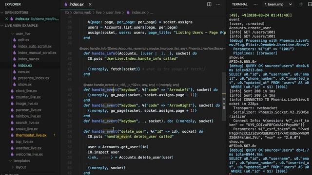 [피닉스 LiveView] 426 - user смотреть онлайн
