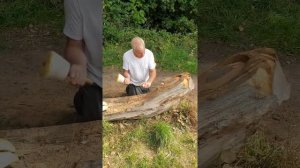 Graham Jones, Wood Carver @ Priory Park, Warwick - 22.9.22