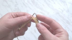 Болгарская резинка. Вязание спицами.