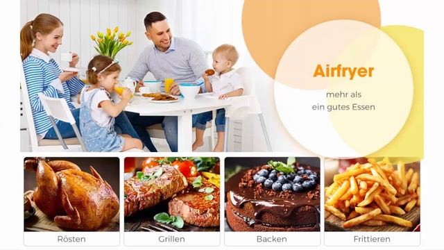 OMORC Heißluftfritteuse 5,5L Airfryer XXL - Lohnt sich der Kauf ? смотреть онлайн