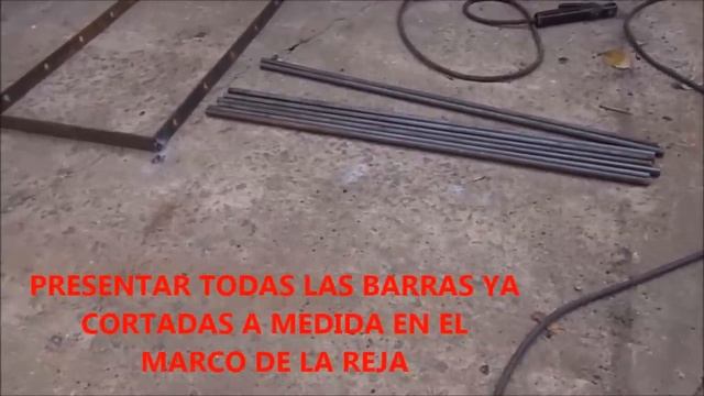 COMO HACER REJAS PARA VENTANAS ,SOLDADURA ,TUTORIAL UNICO Window grills easy welding смотреть онлайн