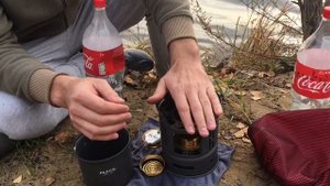 Обзор туристической спиртовой горелки alocs alcohol stove. Спиртовой примус,. Щепочница.