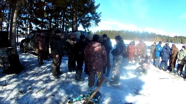 Соревнования рыбаков. Рыбалка, зима 2017, Большая Соснова