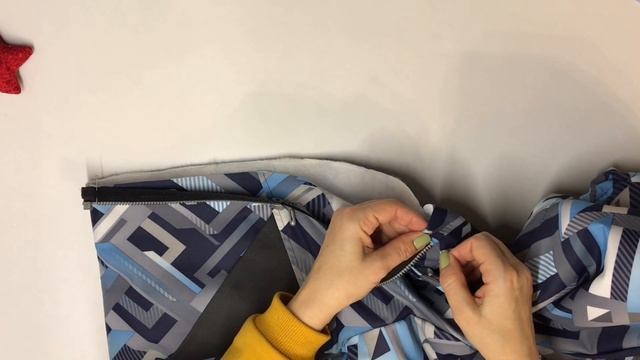 Как втачать молнию в куртку /IVA_hm/ смотреть онлайн