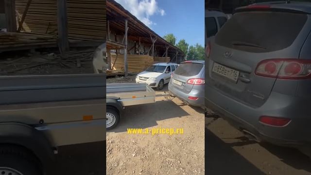 МЗСА 817700 дачный прицеп и Hyundai Tucson Казань Чебоксары АРИВА ? Установка фаркопа, Рассрочка