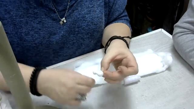 Как делать гладкими Ватные игрушки. Васько Елена