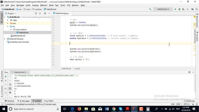 Java оператори смотреть онлайн