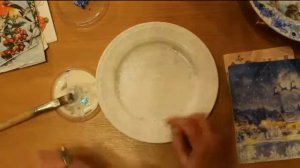 Мастер-класс «Новогодняя тарелка в технике «декупаж»