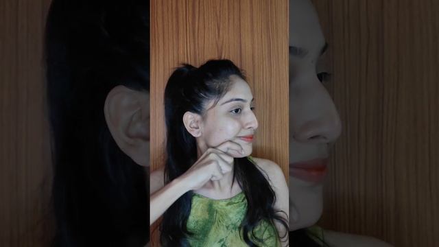 Reduce Chin Fat With 1 Minute Yoga / Best Three Easy Ways/ kajal makevlog #yoga #shorts #youtube