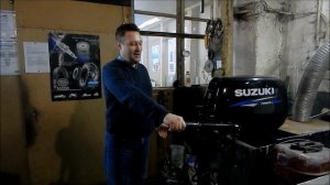 SUZUKI DT 30 первый запуск