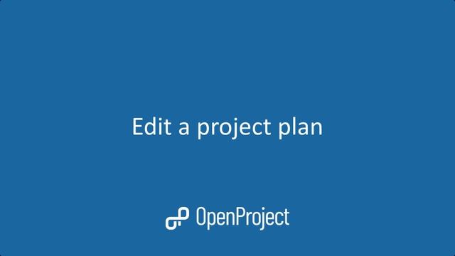 OpenProject Project Plan and Timelines (Gantt charts)