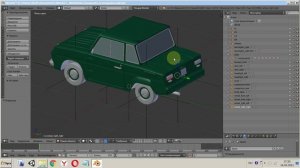 Blender 3d Урок создание машины запорожец  Экспорт fbx  obj dae для проекта(гонки)