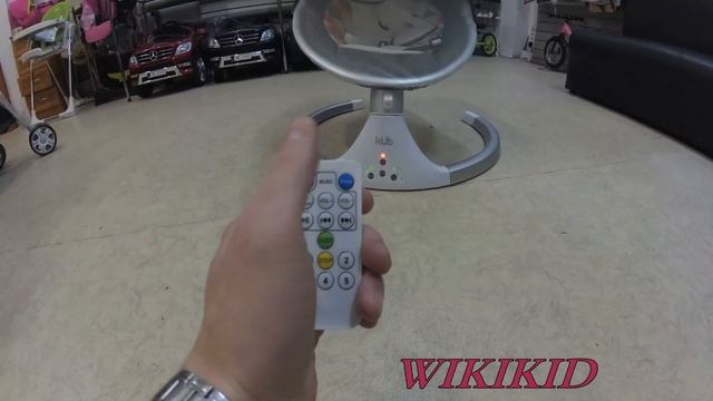 Узнай как работает электрокачель-шезлонг Кub, от батареек и от сети