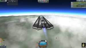 KSP Маневренный самолет с вертикальным взлетом.