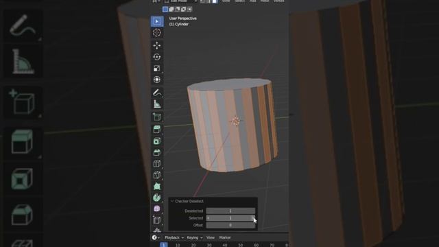 Как быстро выделить полигоны в Blender  #blender #blender3d #3d #fast #быстро