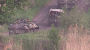 Передвижение украинских войск в сторону Михайловки.