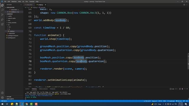 Cannon.js Tutorial For Beginners - Add Gravity, Collision, And Other Physics Laws To Your 3D Web Ap