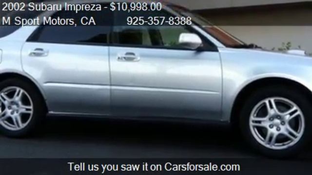 2002 Subaru Impreza WRX - for sale in Walnut Creek, CA 94596 смотреть онлайн