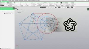Звезда с завитками в Компас-3Д