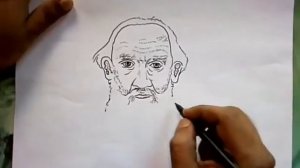 How to draw Leo Tolstoy || Easy drawing of Leo Tolstoy
