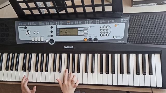 Янка-полька, по учебнику "В музыку с радостью", 1й класс, синтезатор Yamaha. смотреть онлайн