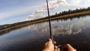 Рыбалка с Антохой.Ленок ломает спиннинг.2021