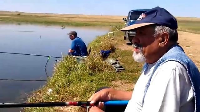 Очень хитрый карась на пруду у села Куянтаево в Башкирии смотреть онлайн