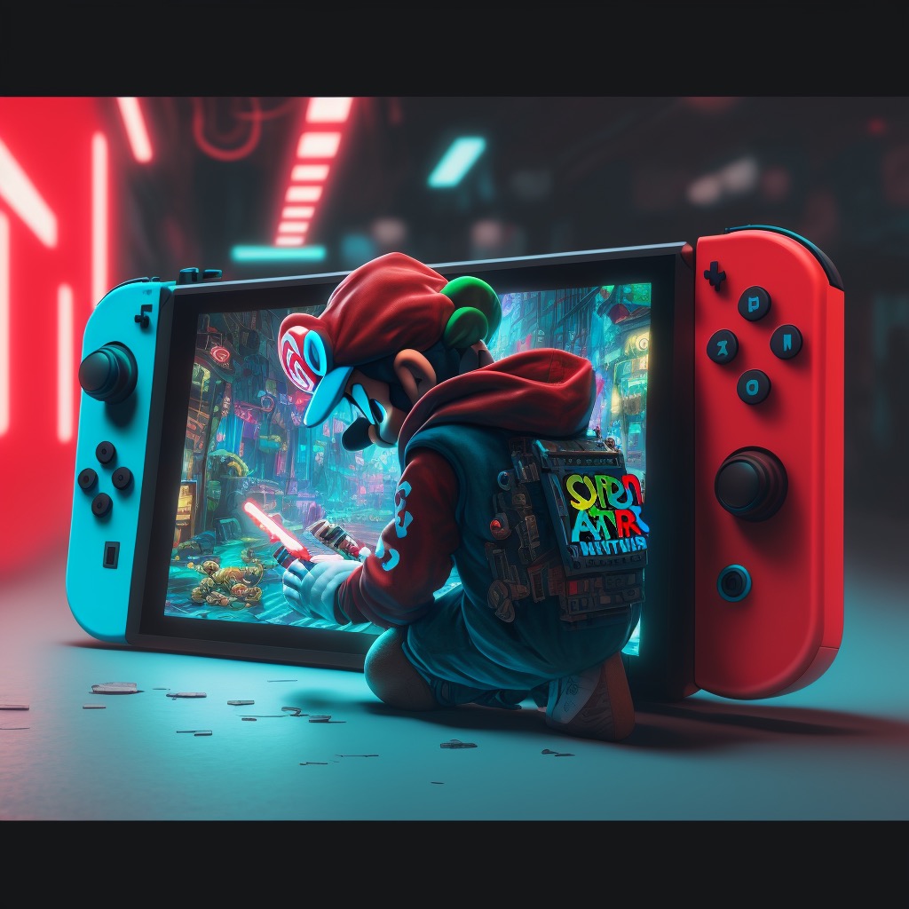 Лучшая портативная консоль 2023 года! Nintendo Switch!