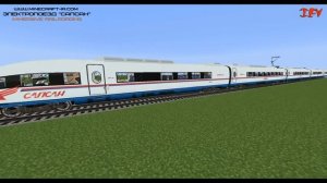 Электропоезд Сапсан в Майнкрафт Immersive Railroading. Часть 3