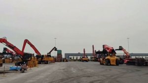 Танцующие ? перегружатели SANY / Dancing ? material handlers SANY