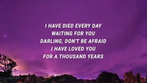 Christina Perri - A Thousand Years (Lyrics)