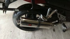 Tłumik Exhaust Suzuki Bandit GSF 1250. Original vs none vs Dominator with and without db killer har