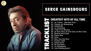 Top 15 Serge Gainsbourg Greatest Hits Playlist 💜💜 Best Songs Of Serge Gainsbourg