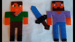 Игрушки из игры MINECRAFT.