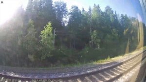 Железная дорога Сосногорск - Малая Пера - Ираель (вид из окна поезда, северная сторона) (СЖД)