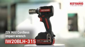 IW20BL-1000, IW20BLH315 Llaves de impacto a batería Keyang