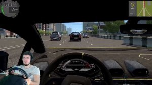БЕШЕНЫЙ ТАКСИСТ НА ЛАМБОРГИНИ ПУГАЕТ КЛИЕНТОВ - САМОЕ БЫСТРОЕ ТАКСИ в CITY CAR DRIVING + РУЛЬ