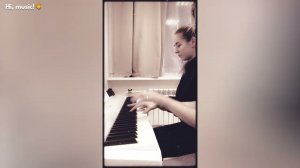 Зан Юлия - урок фортепиано.