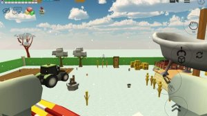 Прохожу паркур в Chicken Gun.