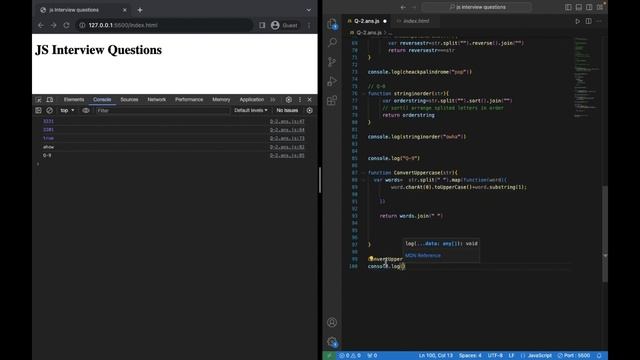 Following and Answering 25 Interview Questions of JavaScript by Sheryians Coding School || Part-5