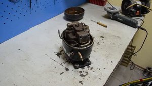 ТРЭШ, ЖЕСТЬ Распил компрессора от холодильника