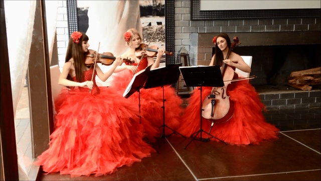 Love's Theme (Barry White) - живая музыка на свадьбу, трио Violin Group DOLLS