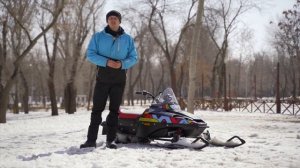 Детский электро снегоход "Sniejik UMKA"