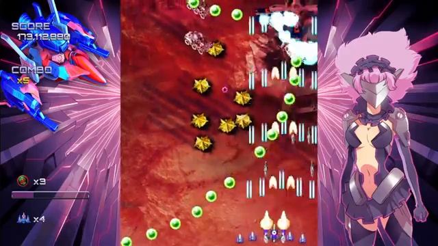 Ghost Blade HD PS4 gameplay shmup bullet hell смотреть онлайн