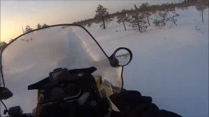 Ski-doo skandik. Окресности Нижневртовска